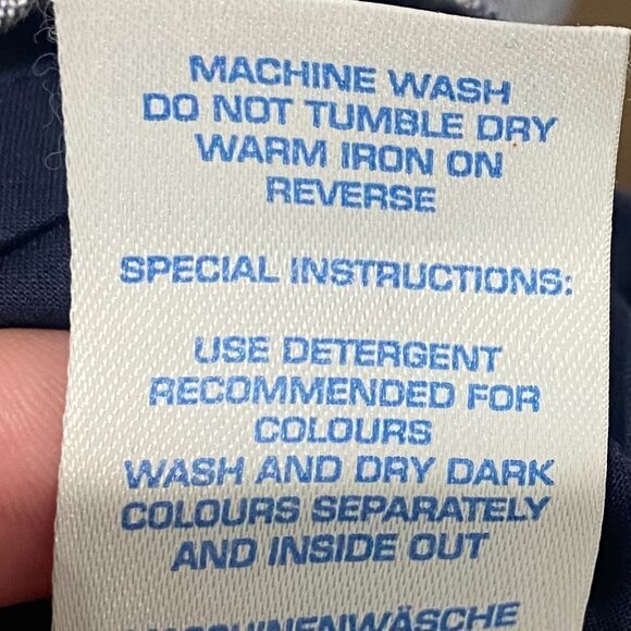 Boden 100% Linen Blue Summer Fun Dress Size 12L - Picture 12 of 12